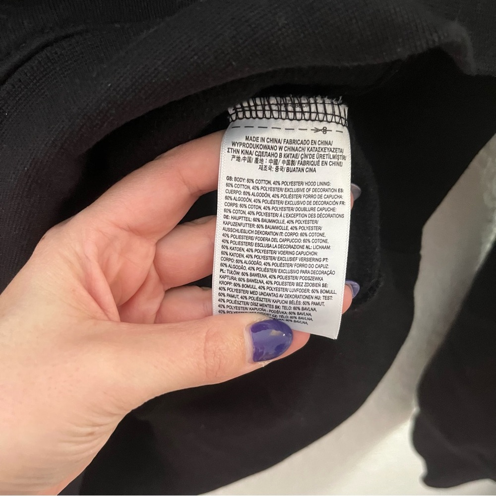 Disney X Vans The Lion King Scar Black Hoodie Size Small - Picture 11 of 15